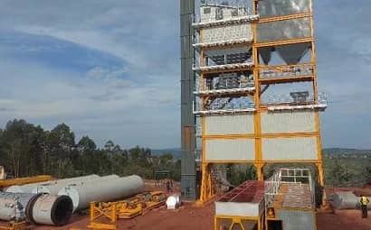 what is asphalt mixing plant structure